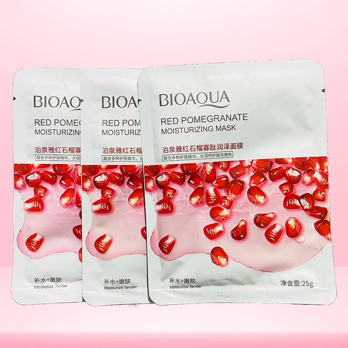 Mascarilla Facial de Granada Roja de BIOAQUA